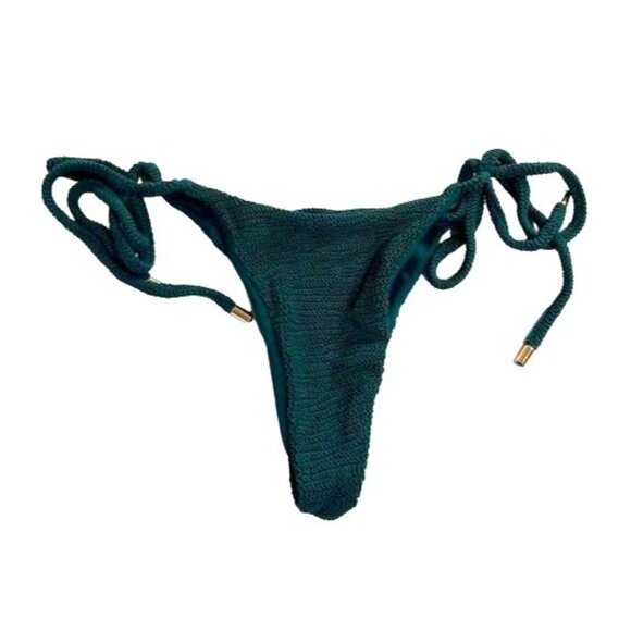 MONDAY Swimwear Palma Bikini Bottoms in Ocean Crinkle - Picture 1 of 4